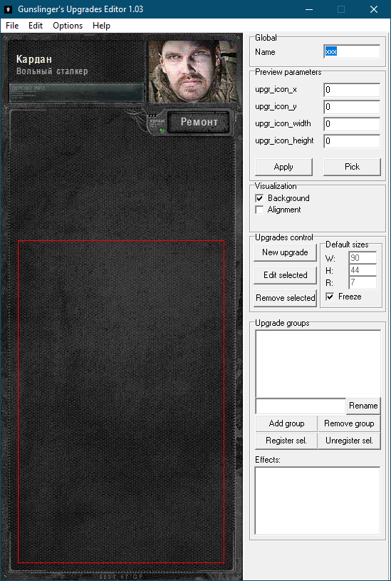 editor centered